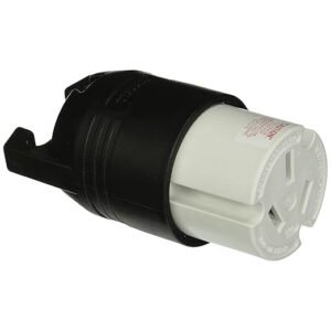 Hubbell HBL7515C Connector, 3 Pole and 3 Wire, 50 amp, 125/250V, 10-50R