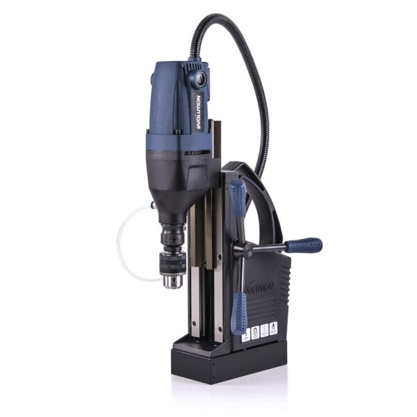 Evolution Heavy Duty 1-1/8 inch Industrial Magnetic Drill with Carry Case